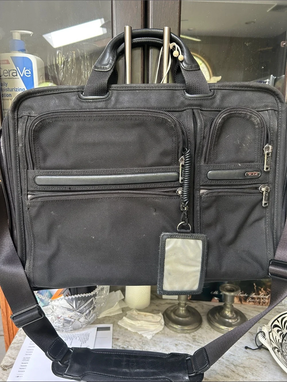 TUMI Expandable Laptop Briefcase 18x 13.5